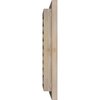 Ekena Millwork Vertical Gable Vent Primed, Functional, Pine Gable Vent w/ Brick Mould Face Frame, 14"W x 16"H GVWVE14X1600SFPPI